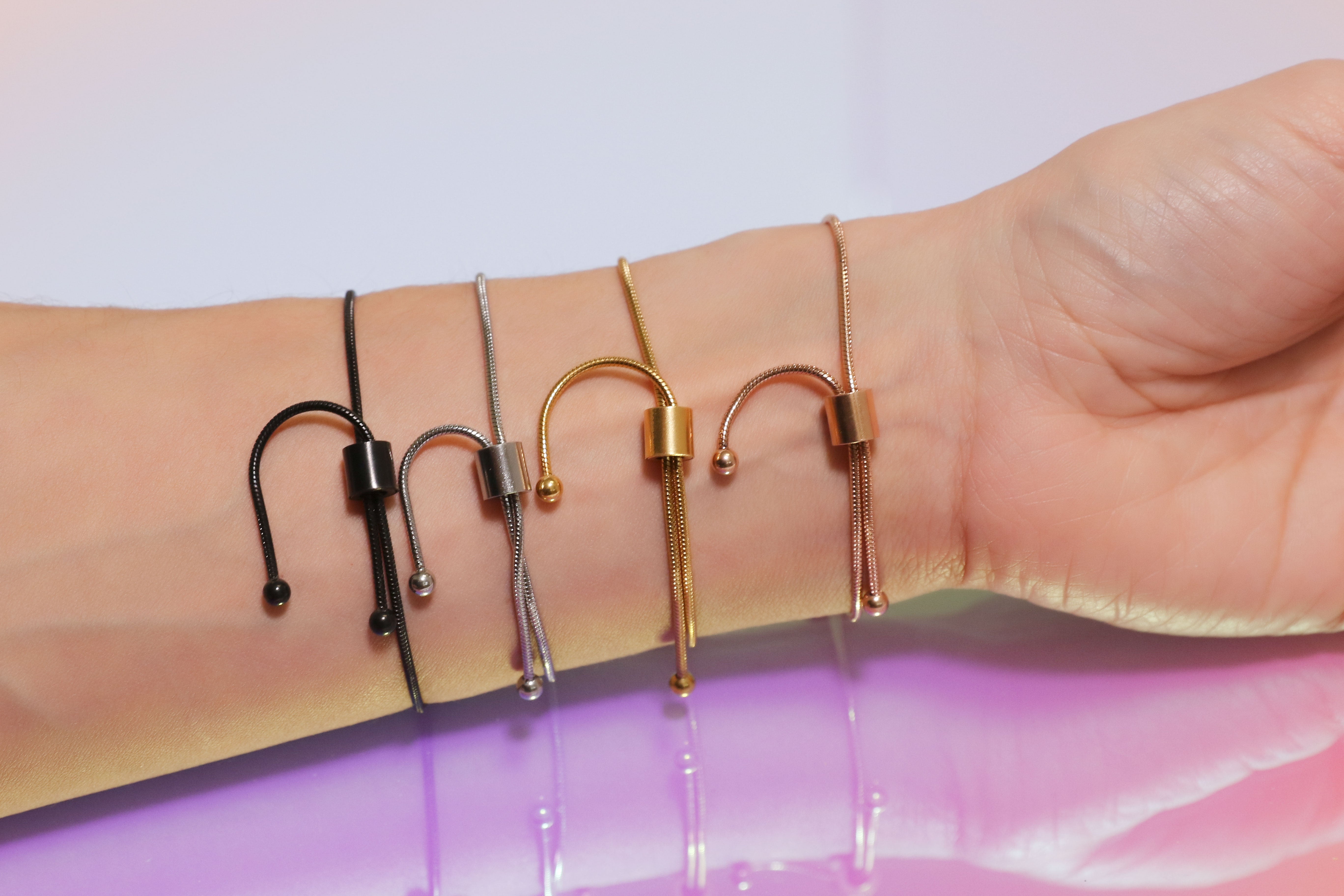 Amplifier Lava bracelet in gold - Rocking Vibe