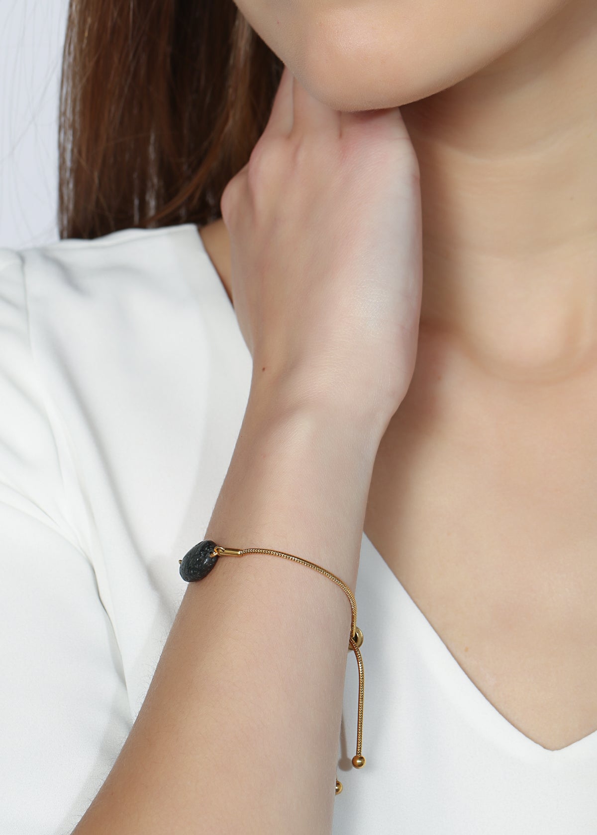 Amplifier Lava bracelet in gold - Rocking Vibe