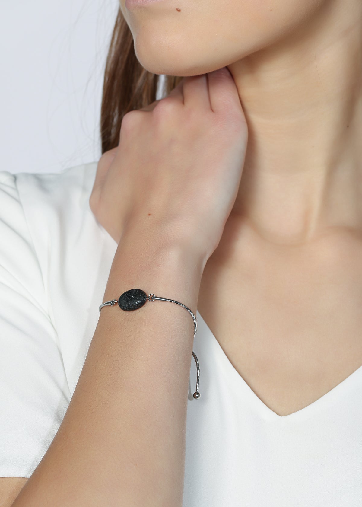 Amplifier Lava bracelet in steel - Rocking Vibe