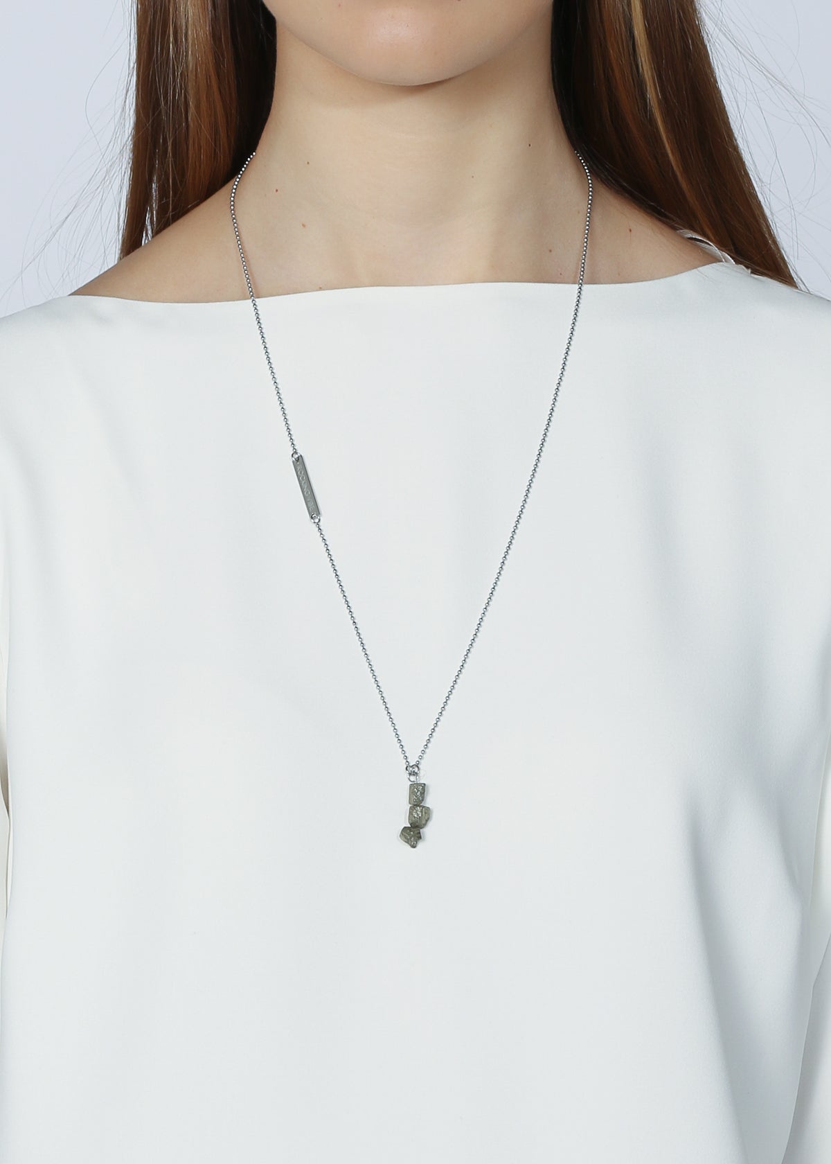 Armor necklace in steel - Rocking Vibe