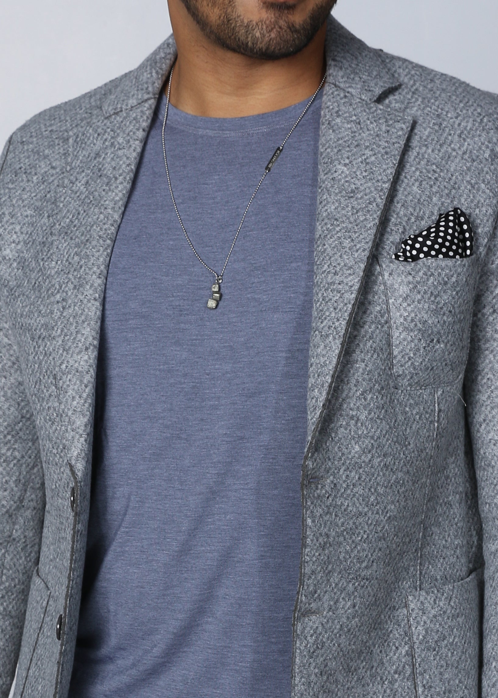 Armor necklace in steel - Rocking Vibe