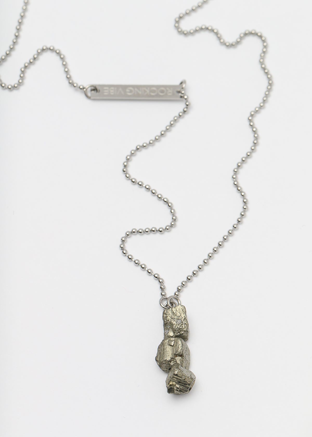 Armor necklace in steel - Rocking Vibe