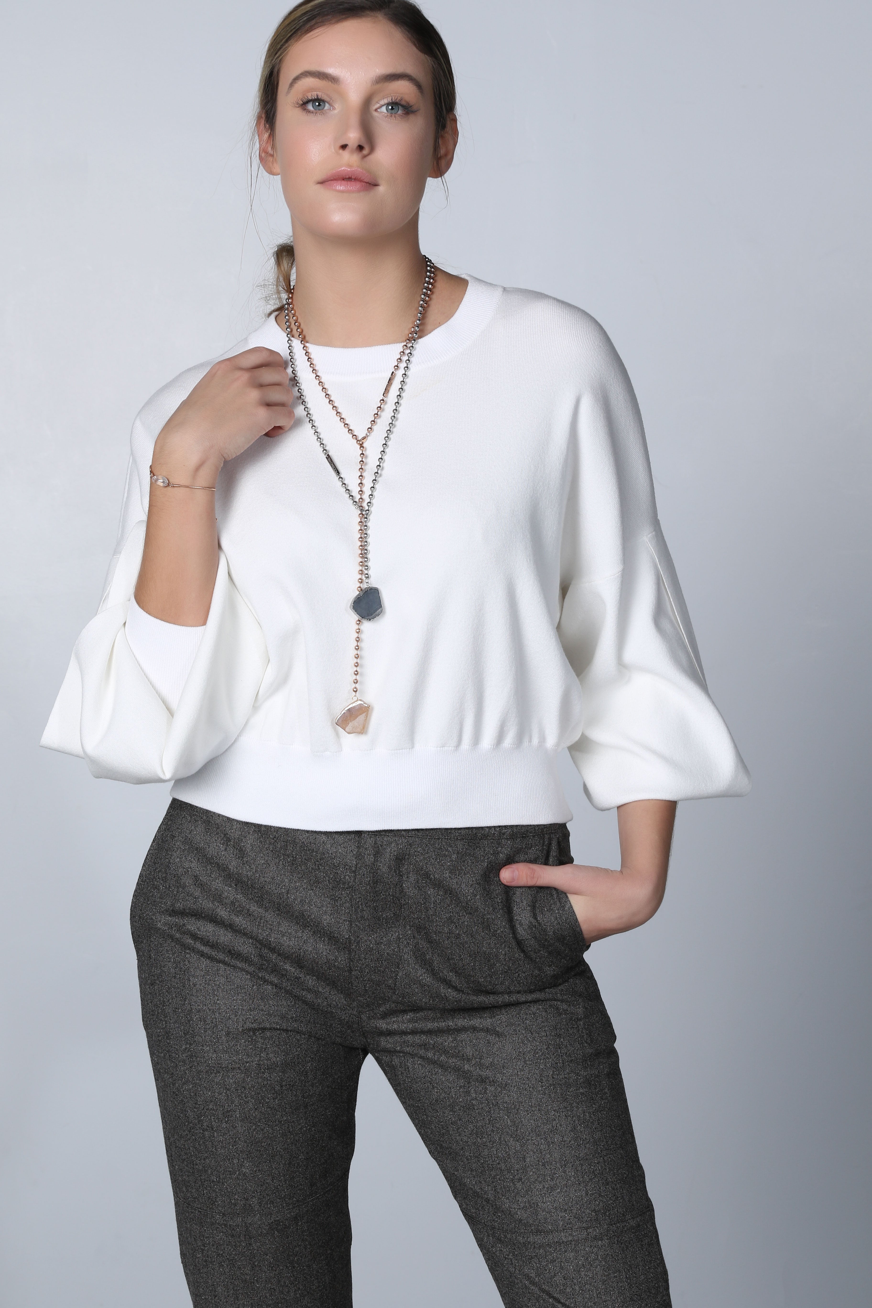 Bia adjustable necklace in rose gold - Rocking Vibe
