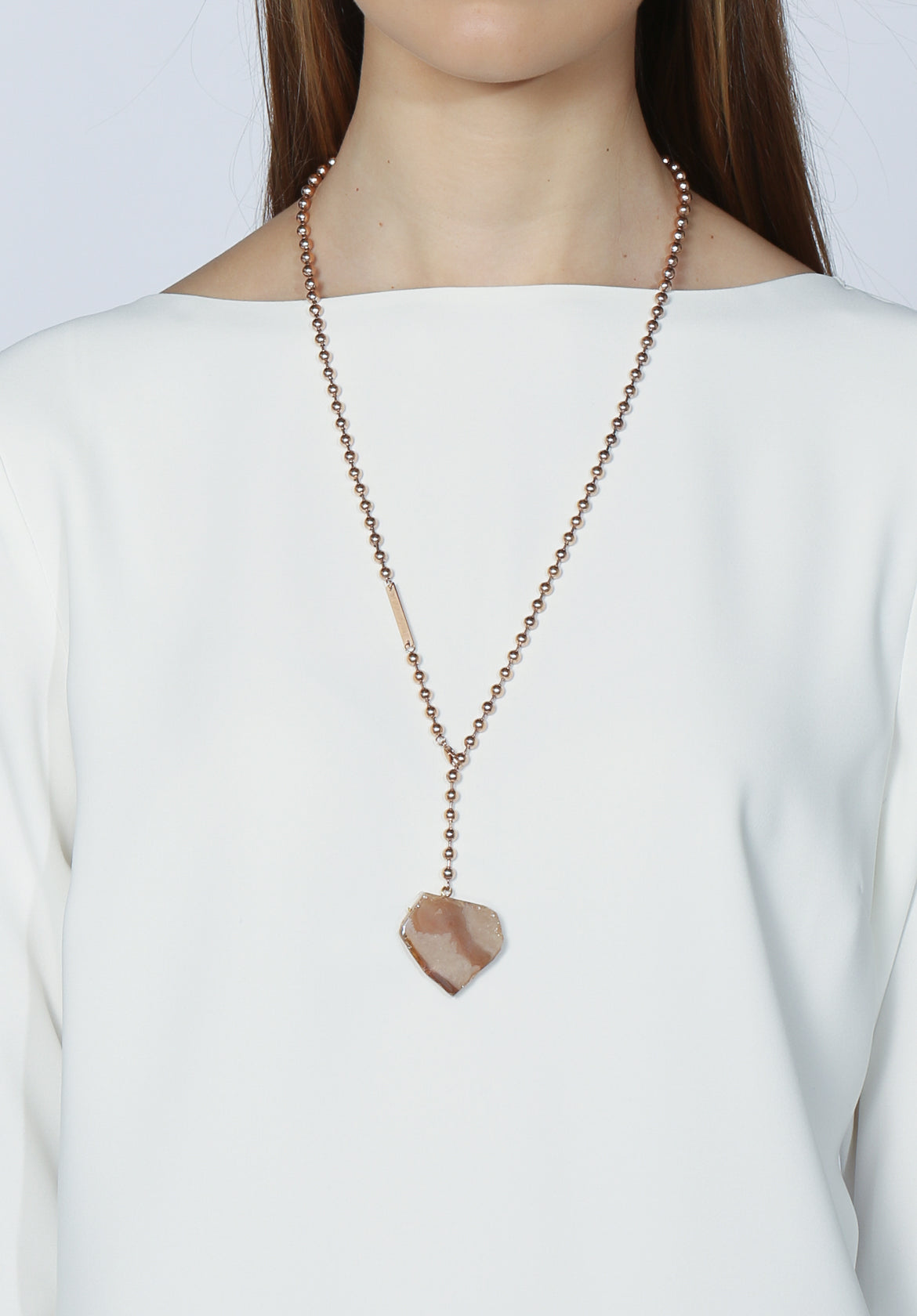 Bia adjustable necklace in rose gold - Rocking Vibe