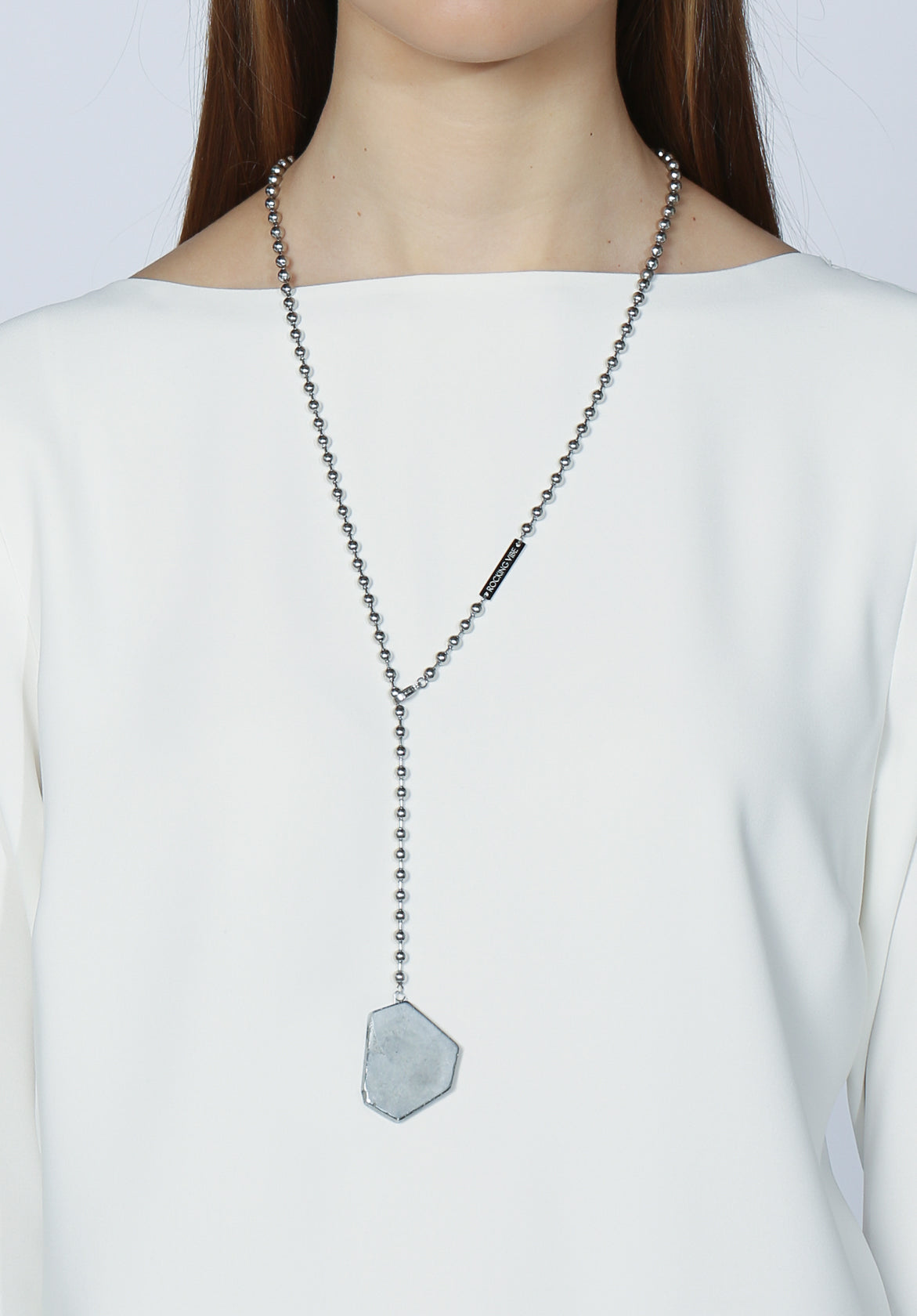 Bia adjustable necklace in steel - Rocking Vibe