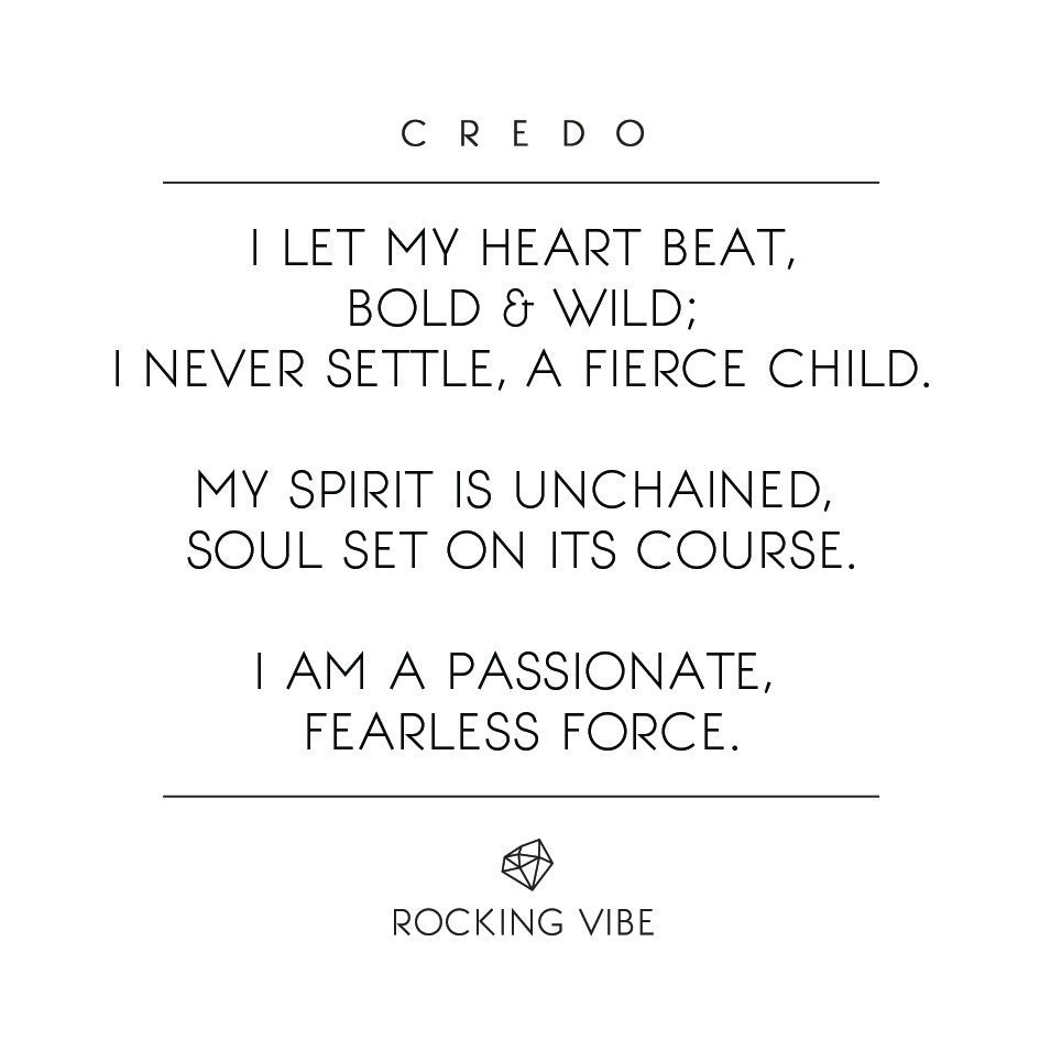CREDO STICKER - Rocking Vibe