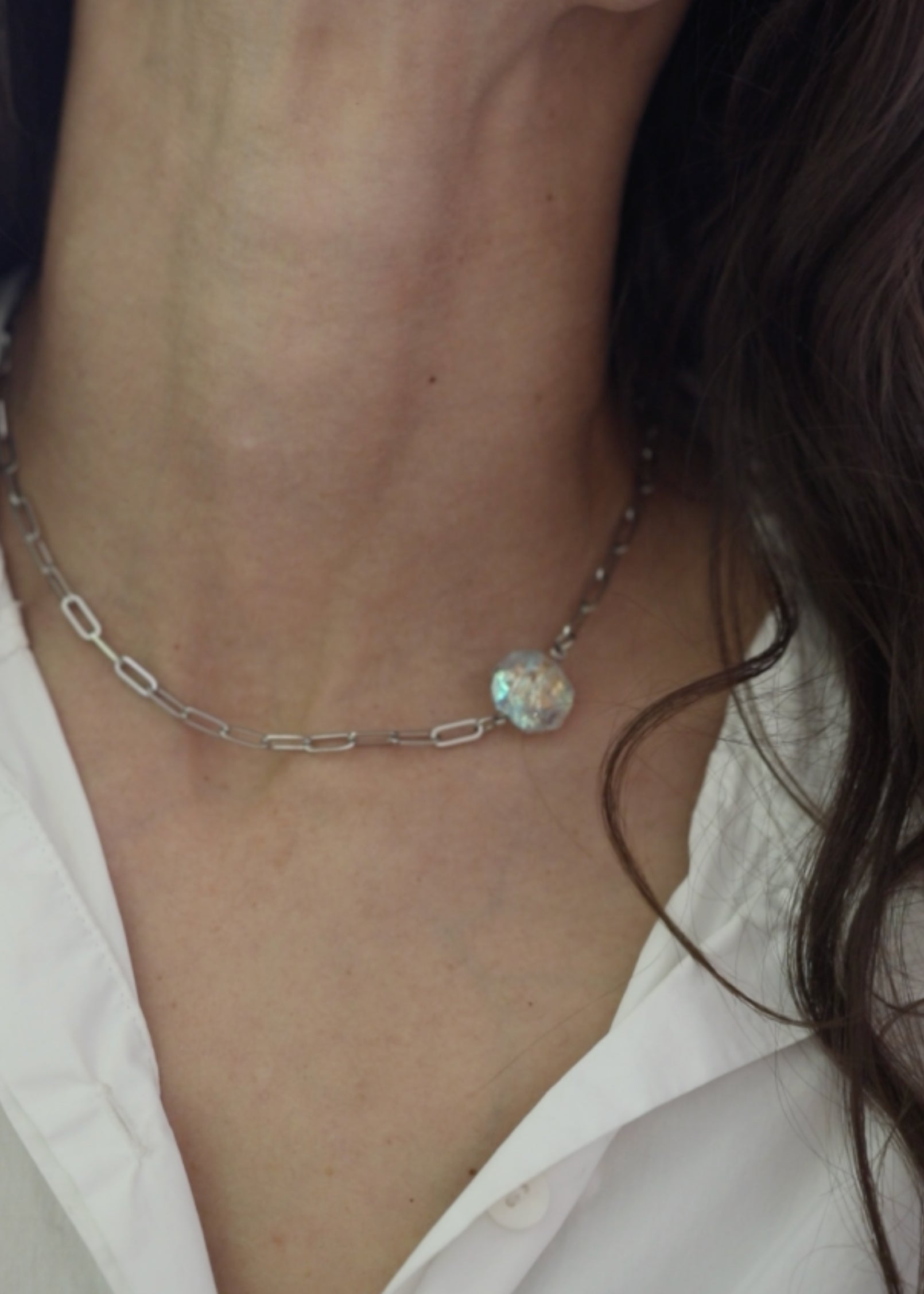Dreamer necklace in steel - Rocking Vibe