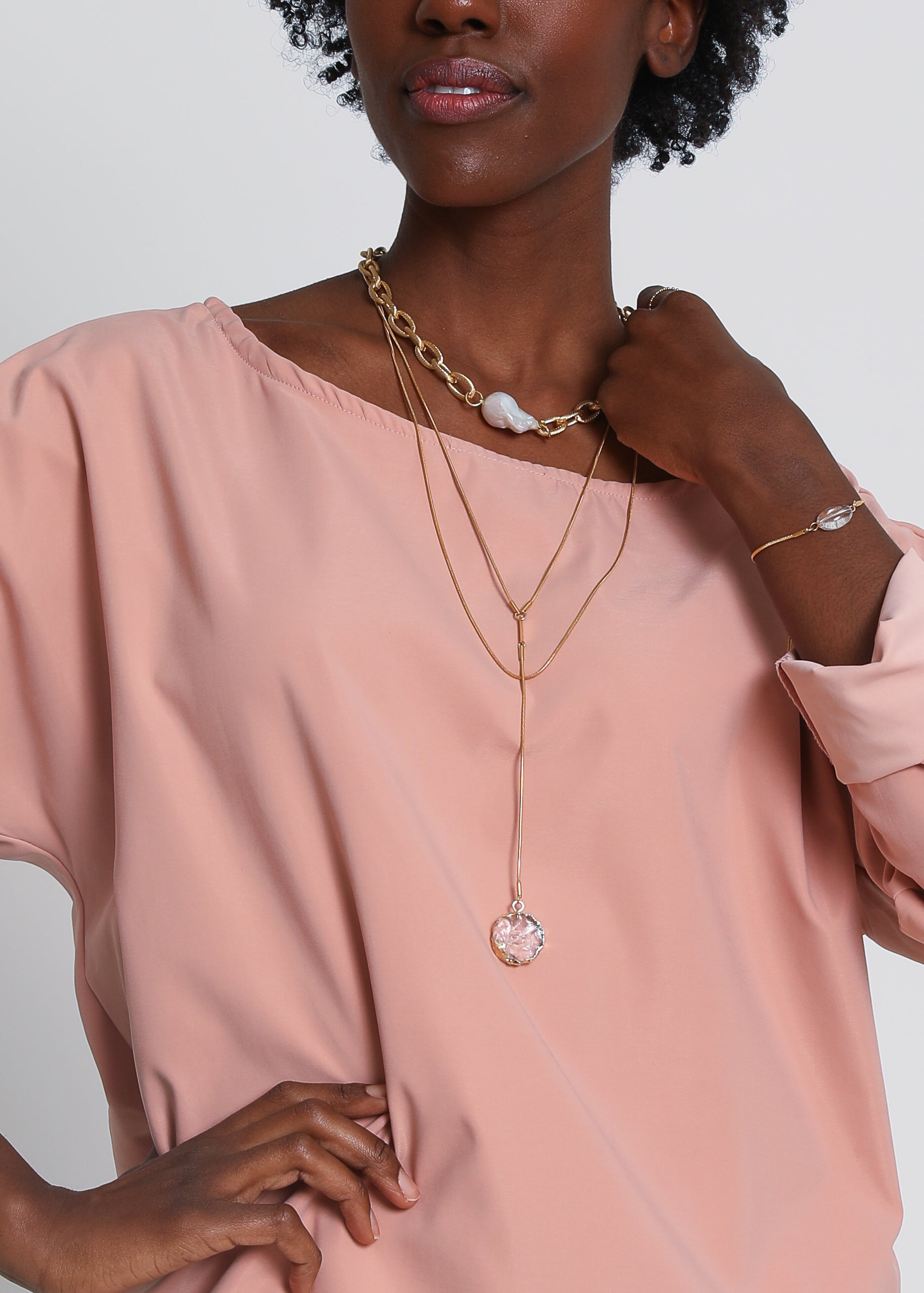 El Mar Grande necklace in gold - Rocking Vibe