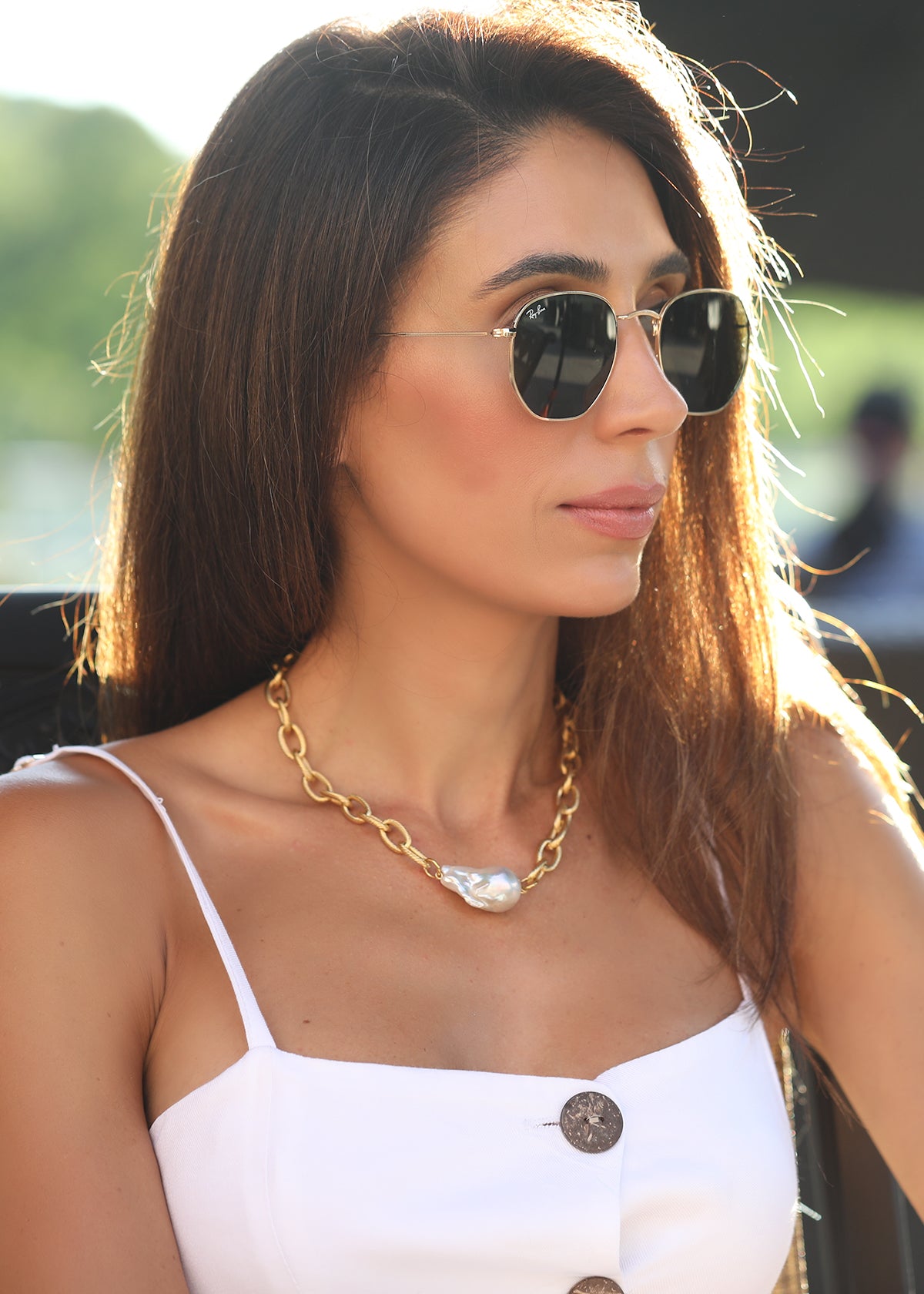 El Mar Grande necklace in gold - Rocking Vibe