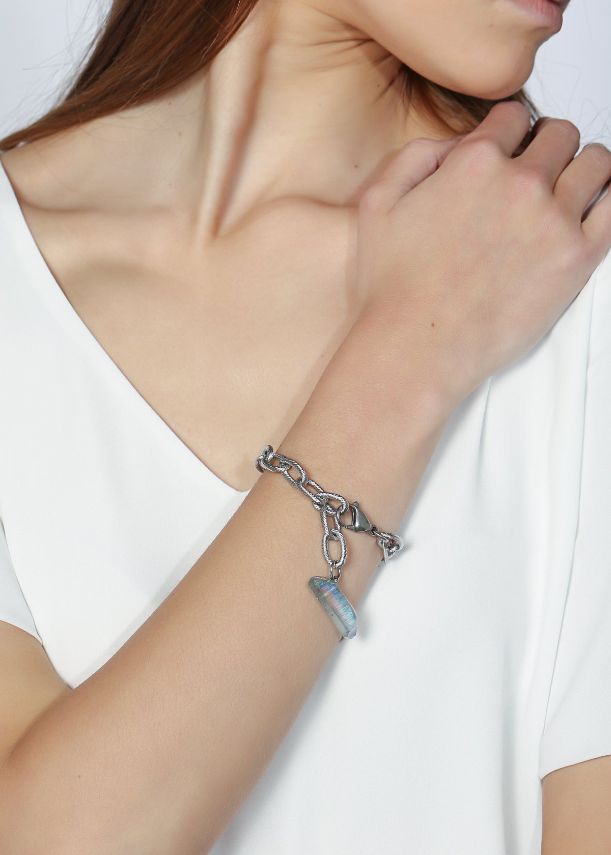 Elevate bracelet in steel - Rocking Vibe