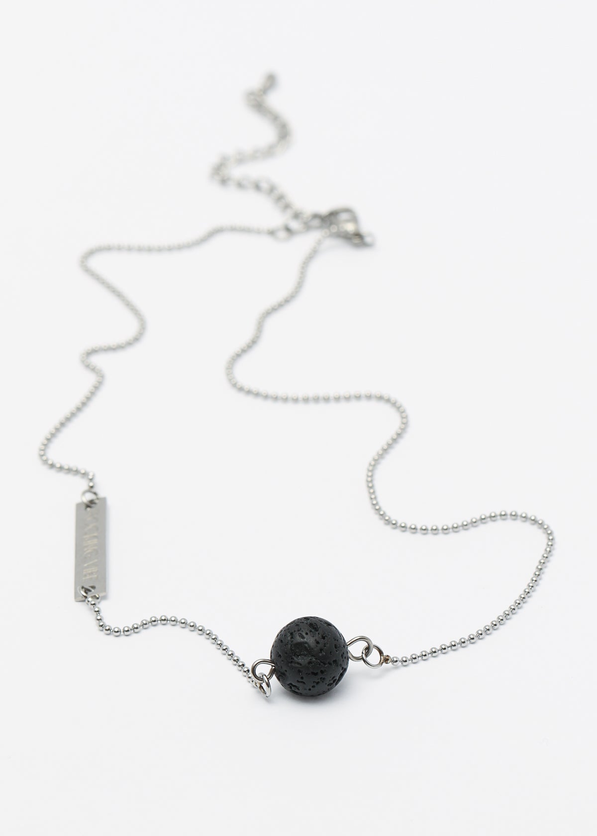 Equilibrium diffuser necklace in steel - Rocking Vibe