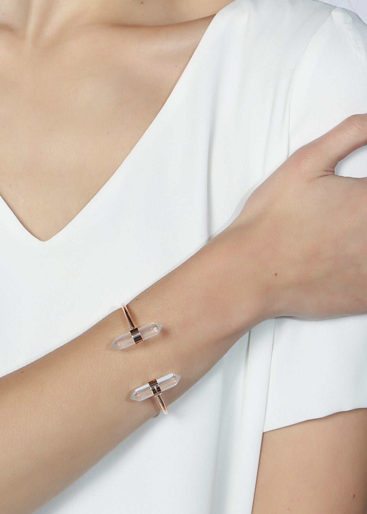 Essence bangle in rose gold - Rocking Vibe