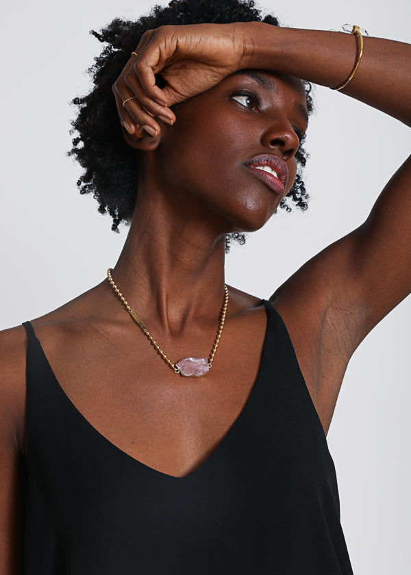 Hera diffuser necklace in gold - Rocking Vibe