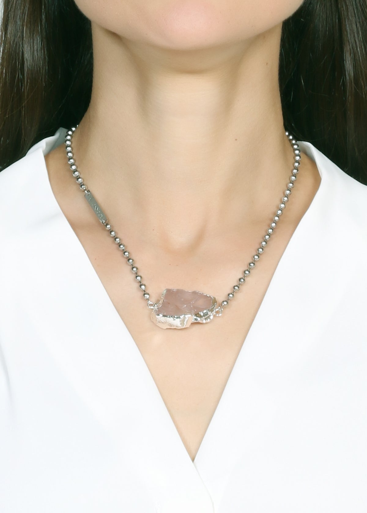 Hera diffuser necklace in steel - Rocking Vibe
