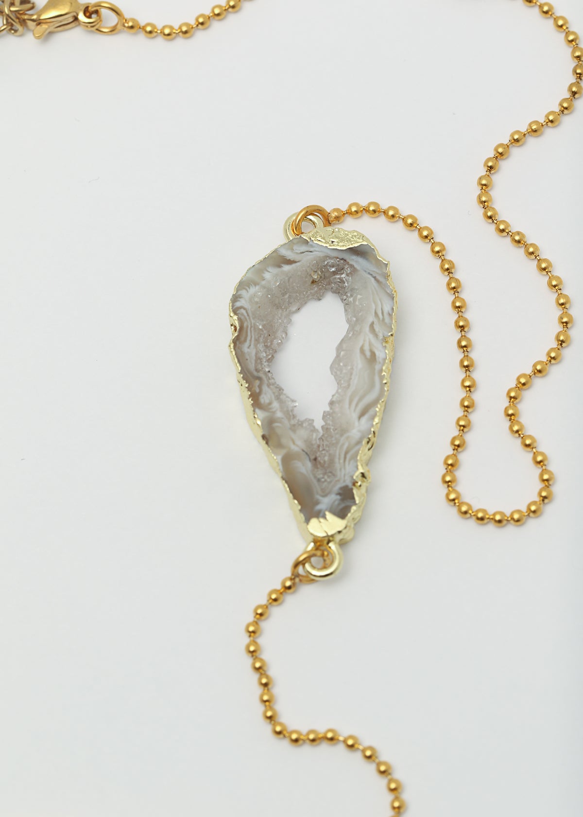 Inferno diffuser necklace in gold - Rocking Vibe