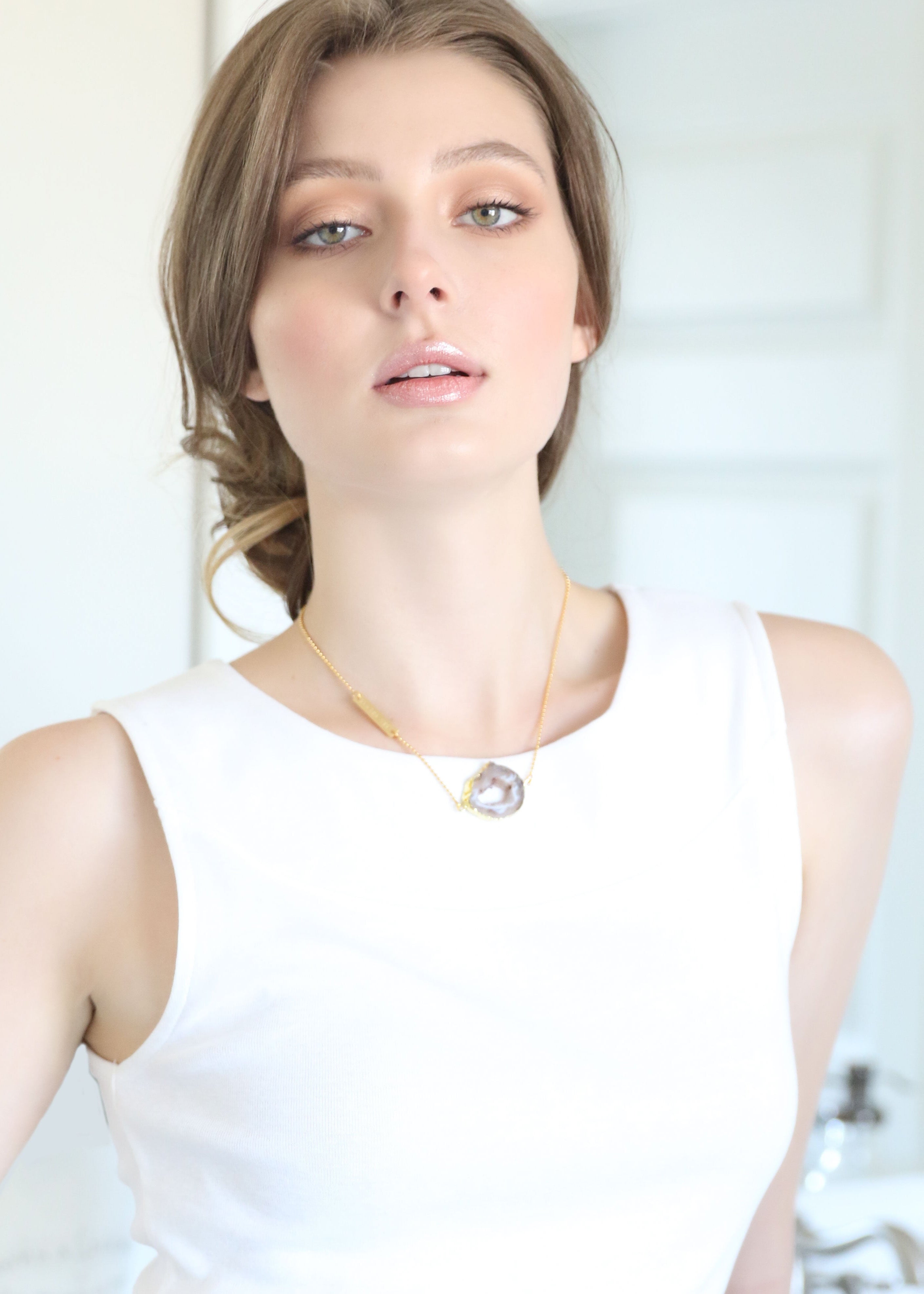 Inferno diffuser necklace in gold - Rocking Vibe