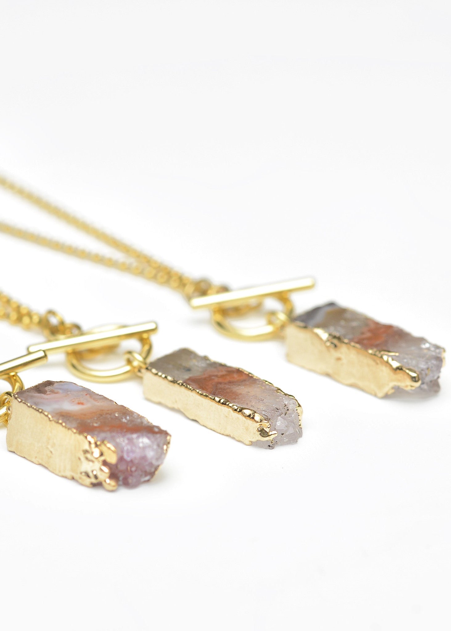 Origin necklace in gold with amethyst - Rocking Vibe