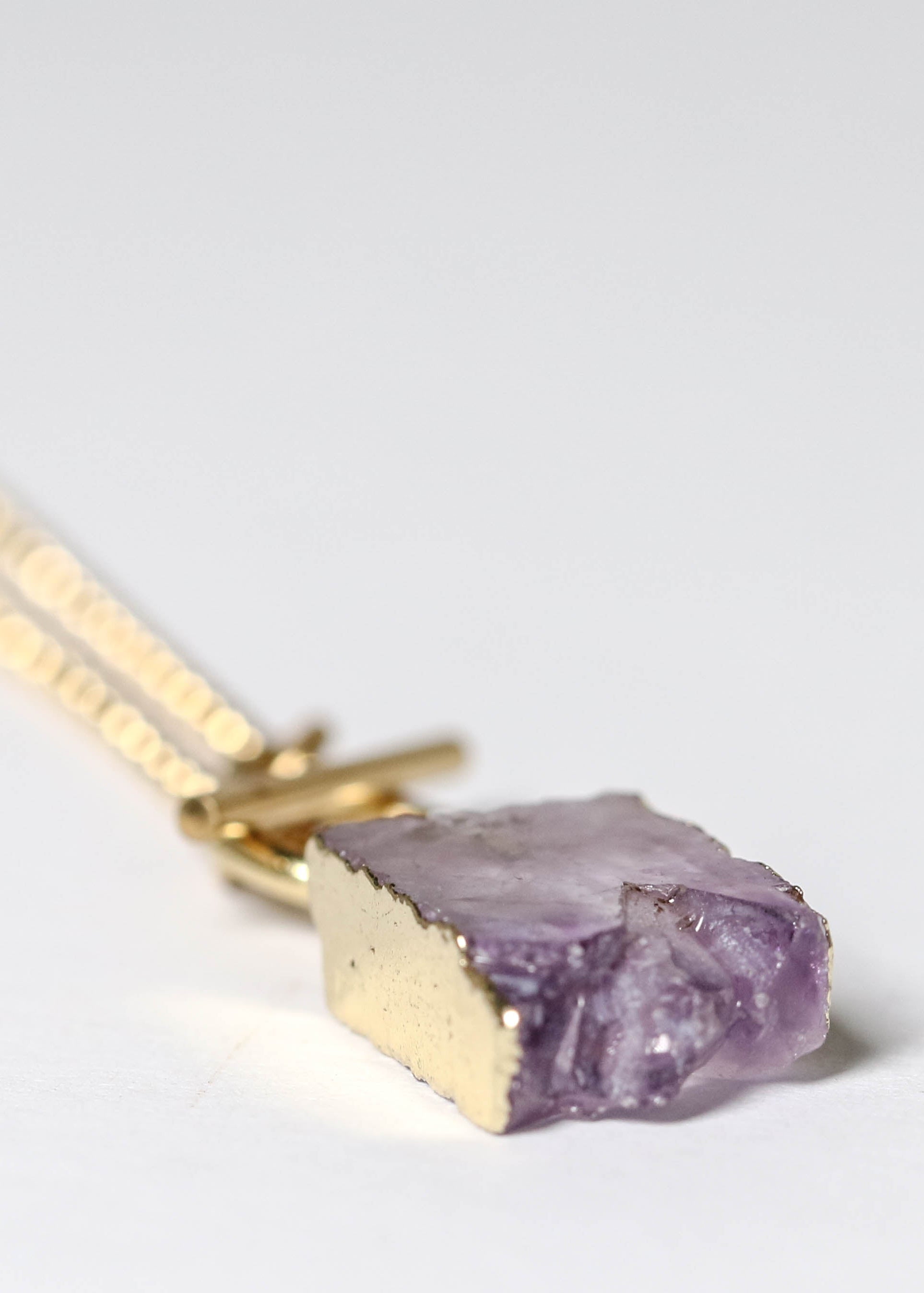 Origin necklace in gold with amethyst - Rocking Vibe
