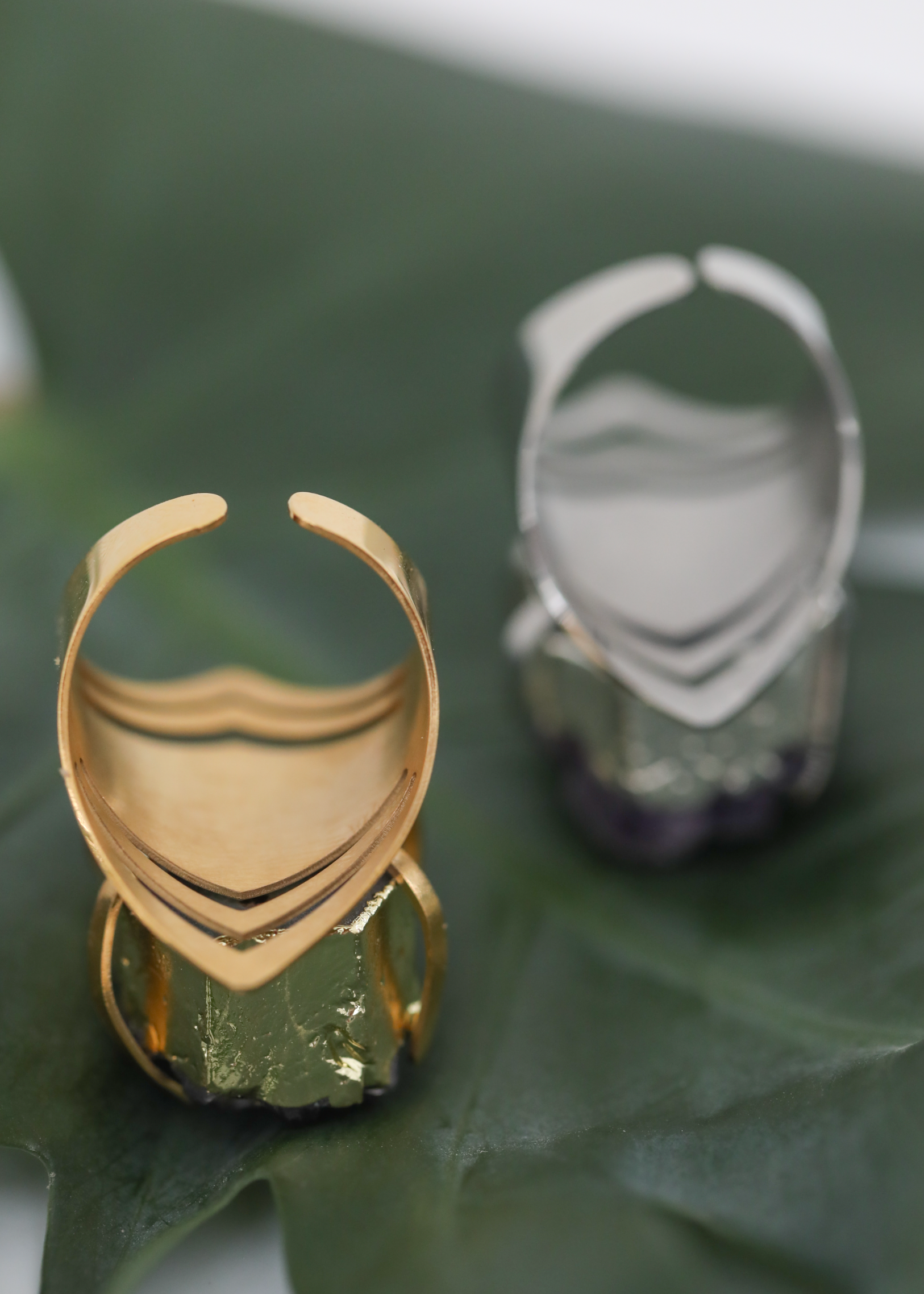 Rock Ring in gold - Rocking Vibe