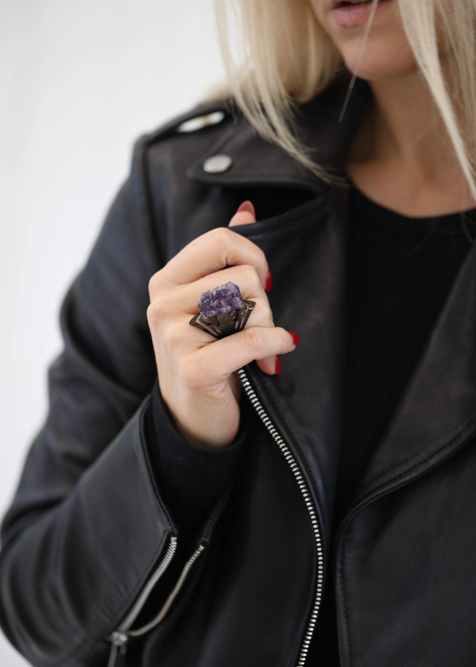 Rock Ring in gunmetal - Rocking Vibe