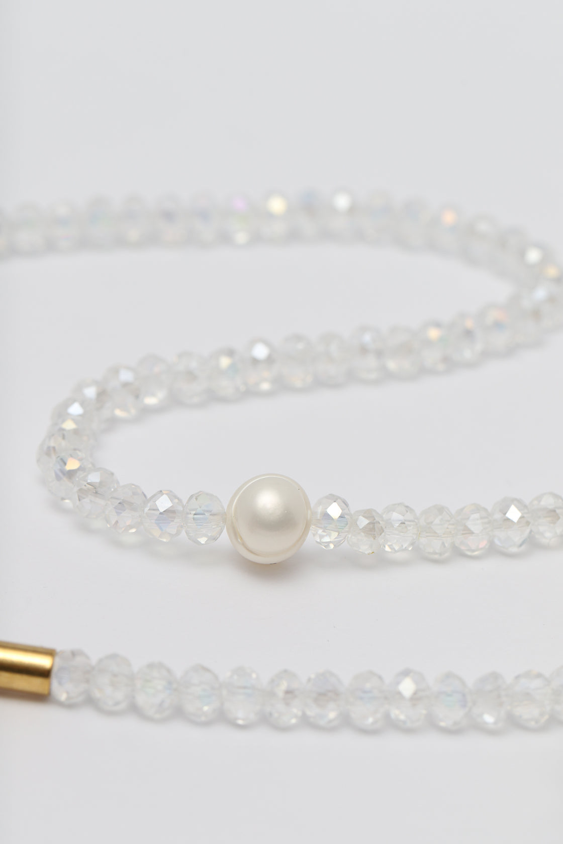 Soul Sparkle choker, clear white - Rocking Vibe