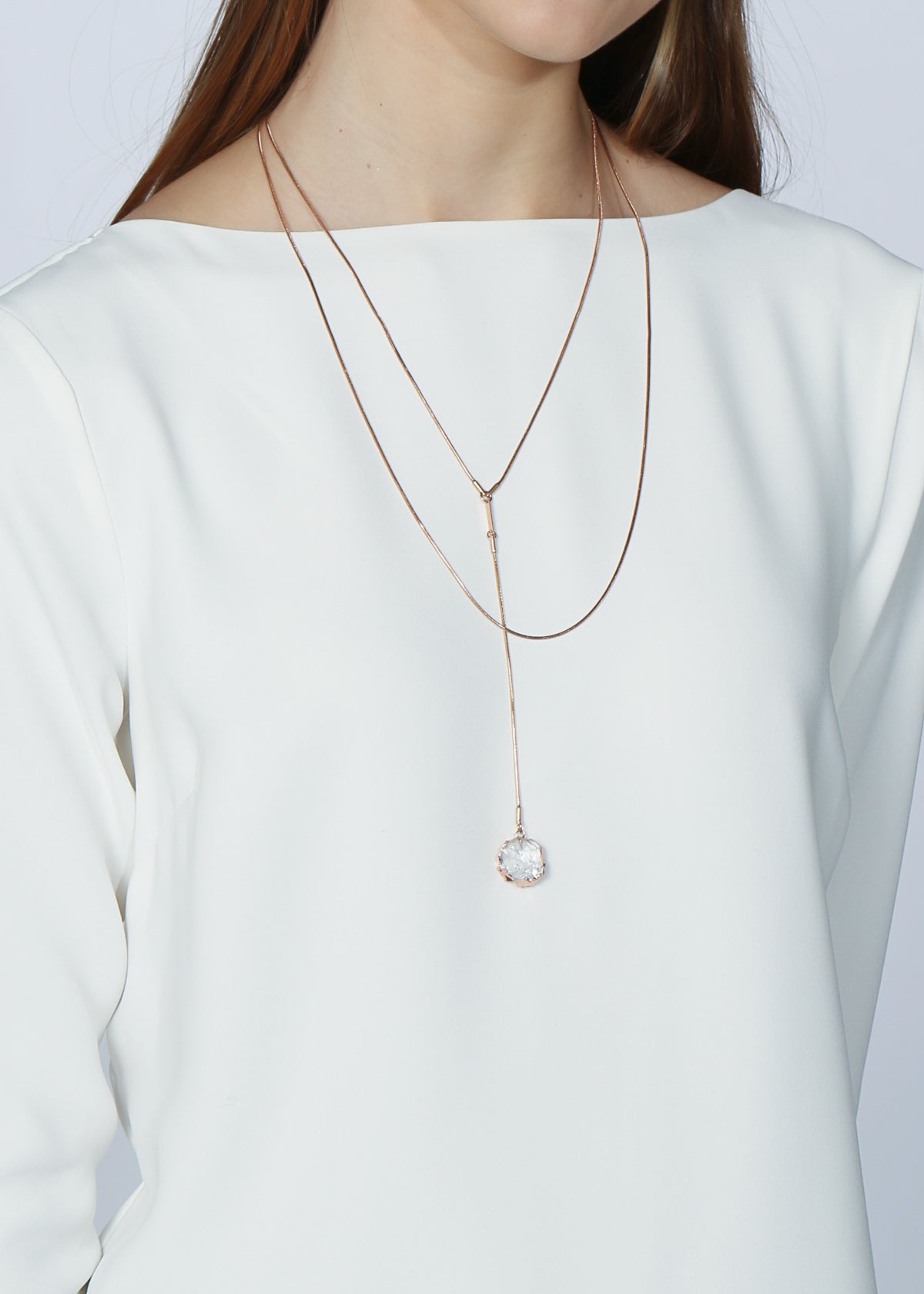 Sphere bracelet in rose gold, adjustable - Rocking Vibe