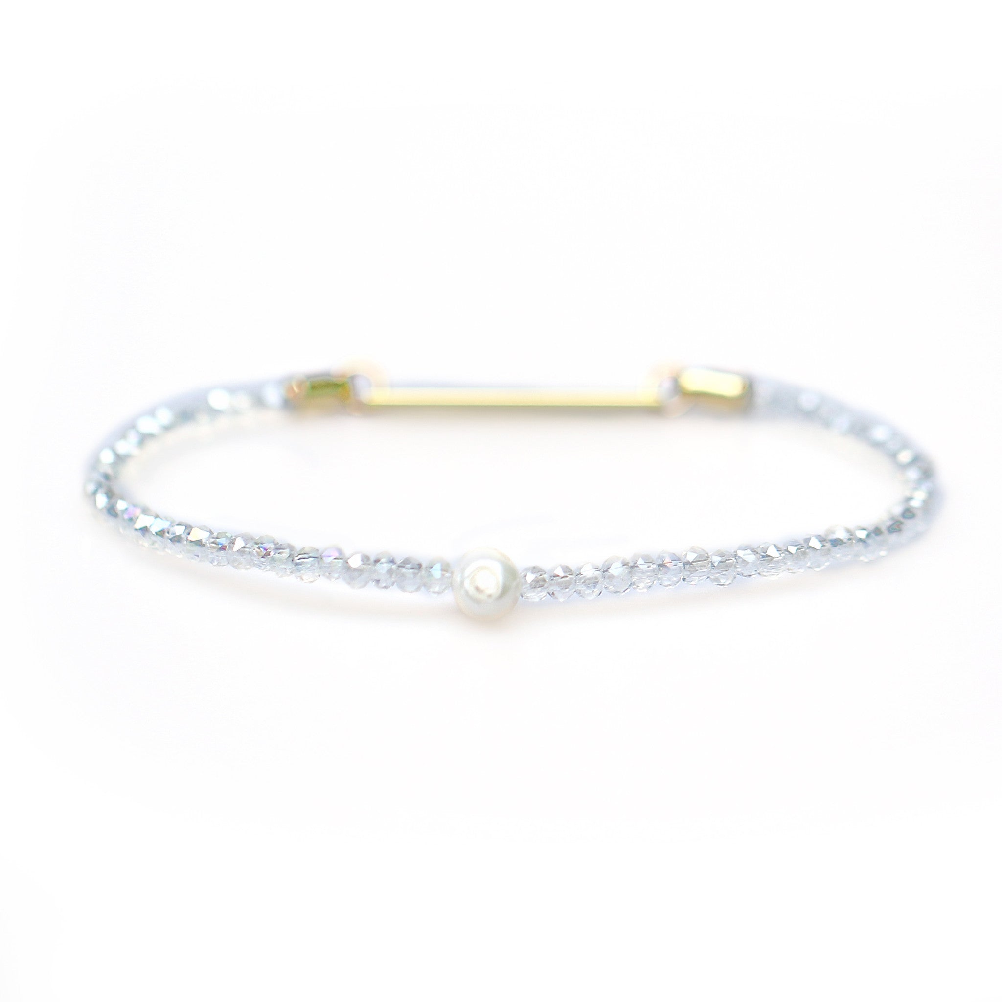 SOUL SPARKLE BRACELET - CLEAR WHITE